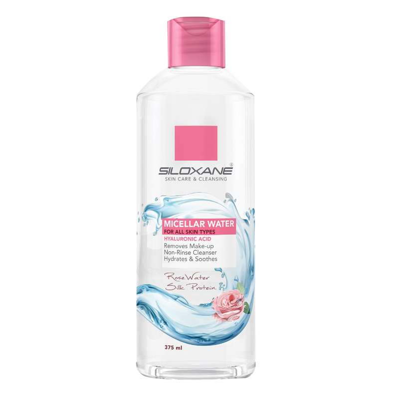 محلول پاک کننده صورت سيلوكسان مدل Rosewater حجم 375 ميلی لیتر