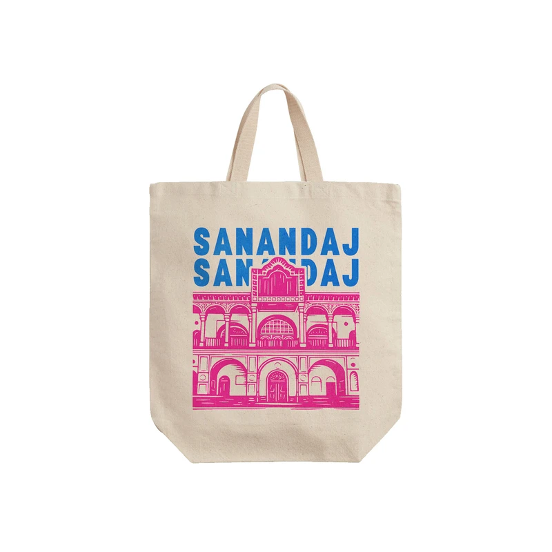 ساک خرید ترمه طراحان ایده مدل نماد عمارت خسرو آباد سنندج کد map0088 - S