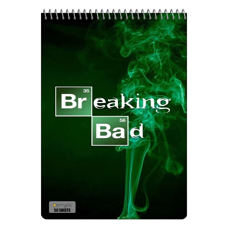 دفتر نقاشی 50 برگ سیمی کارنیکا طرح بریکینگ بد Breaking Bad کد 99647