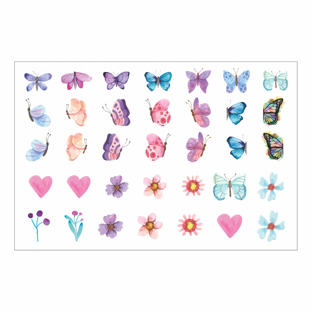  برچسب لنز ناخن مدل L2022