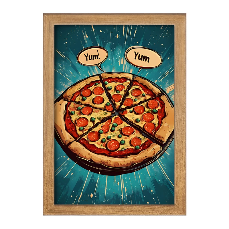 تابلو خندالو مدل پیتزا کد F11729