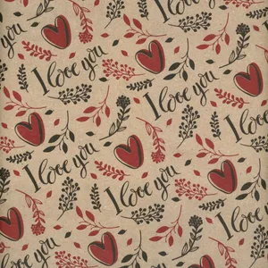 کاغذ کادو کرافت طرح لاو  کد 503 بسته 5 عددی 