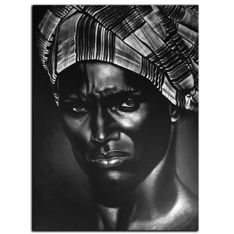 تابلو شاسی بکلیت طرح عکاسی پرتره آفریقایی مدل SH-7311