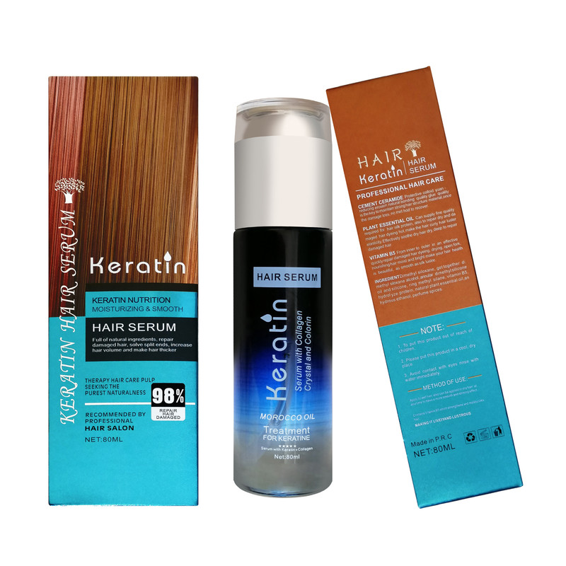 سرم آبرسان مو هر مدل Keratin حجم 80 میلی لیتر