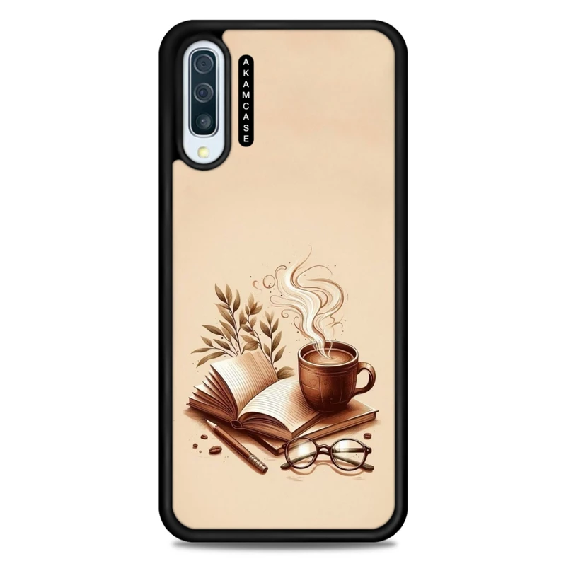 کاور آکام مدل AMC-WSGA50-COFFEE-4 مناسب برای گوشی موبایل سامسونگ Galaxy A50