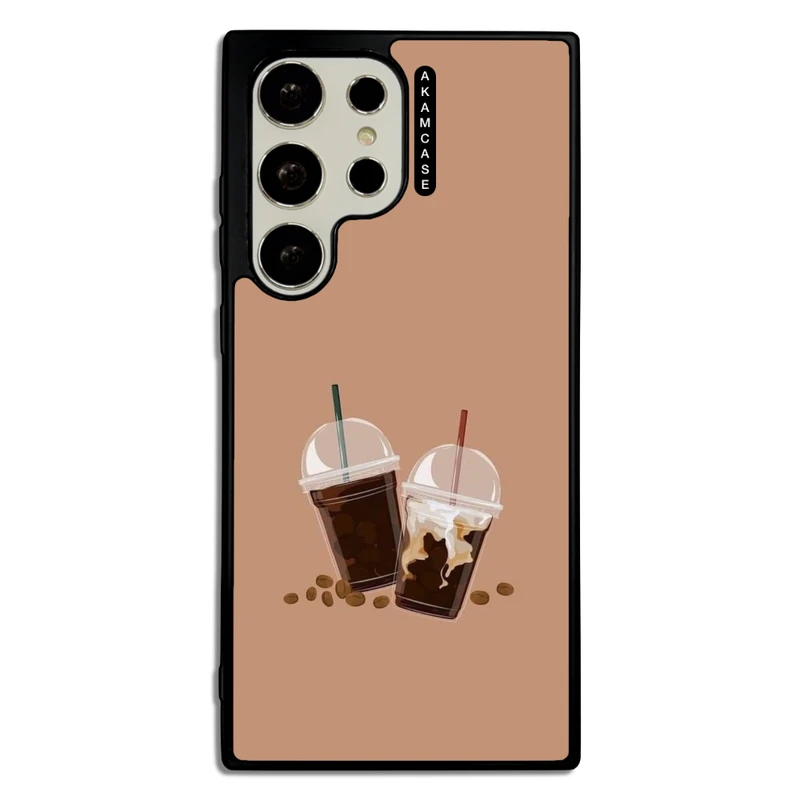 کاور آکام مدل AMC-WSGS23U-COFFEE-26 مناسب برای گوشی موبایل سامسونگ Galaxy S23 Ultra