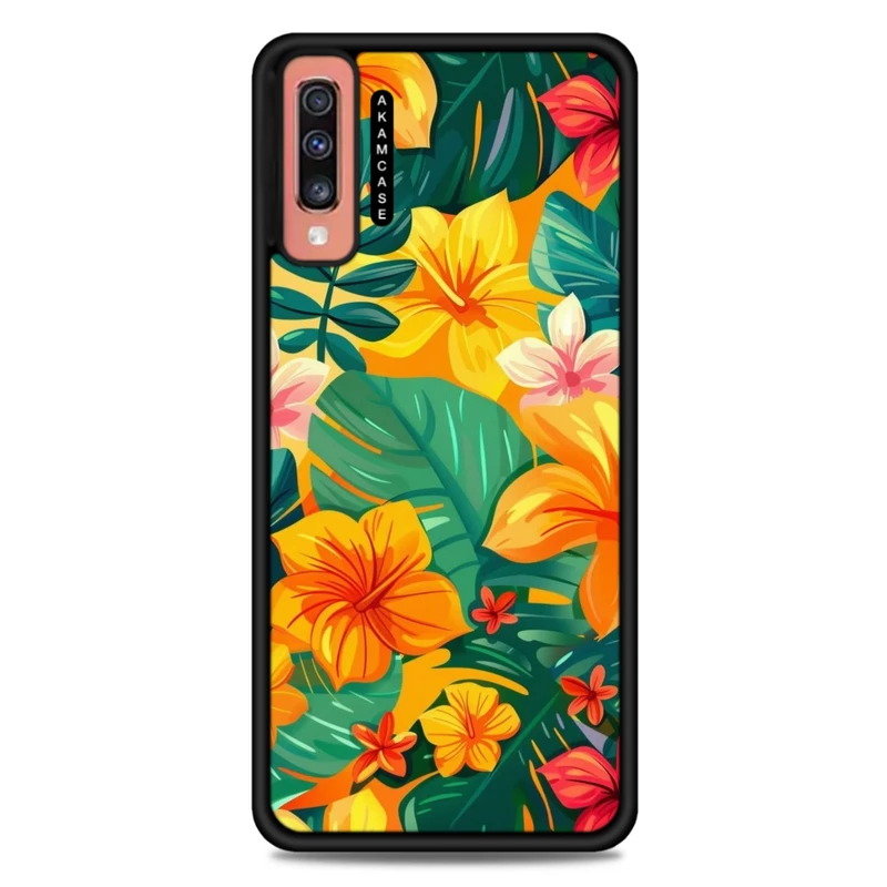 کاور آکام مدل AMC-WSGA70-FLOWERS-28 مناسب برای گوشی موبایل سامسونگ Galaxy A70