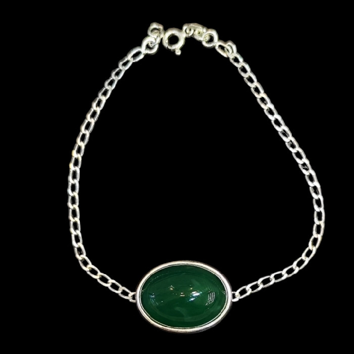 دستبند نقره مردانه مدل سنگ عقیق کد ۴۲۰۰ دستبند نقره مردانه مدل سنگ عقیق کد ۴۲۰۰