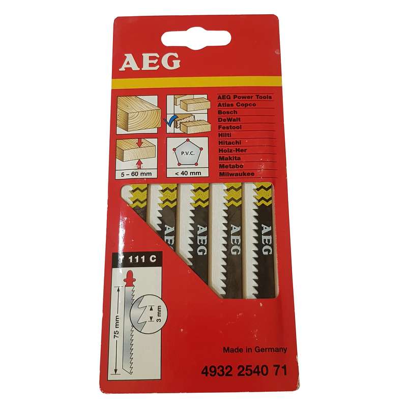 مجموعه 5 عددی تیغه اره عمودبر آ ا گ مدل T111C