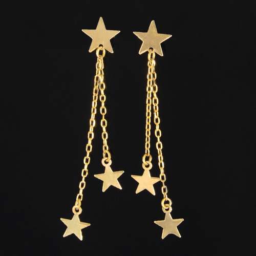  گوشواره طلا 18 عیار زنانه مدل 670129