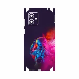 MAHOOT Smoke Rainbow Digital Art 1-FullSkin Cover Sticker for Motorola Moto G14