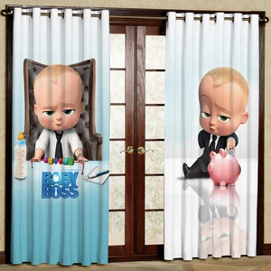 پرده مدل کارتون بچه رییس مخمل پانچی کد 1196 سایز 140x280 سانتی متر