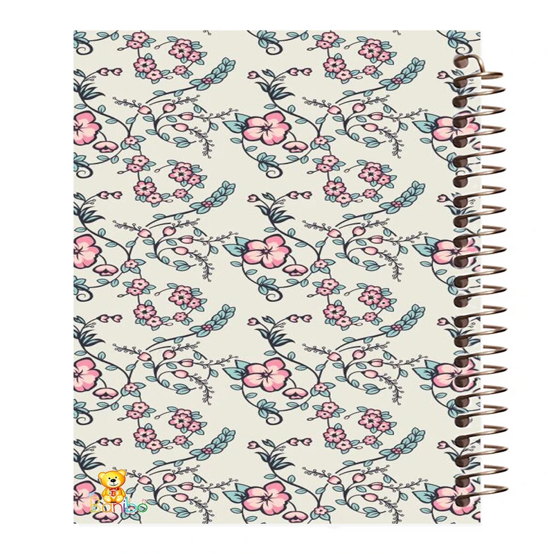 دفتر نقاشی 50 برگ بانیبو مدل گل کد 753