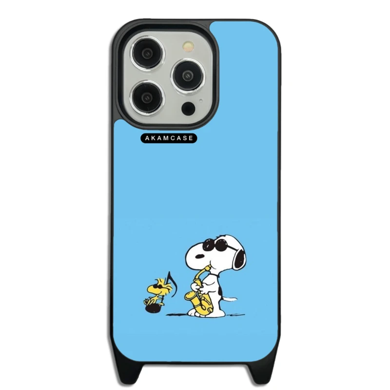 کاور آکام مدل AMCWLA14PRO-SNOOPY14 مناسب برای گوشی موبایل اپل iPhone 14 Pro