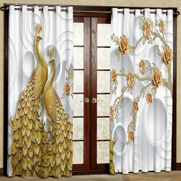 پرده پانچی کد 5629 سایز 280x140 سانتی متر