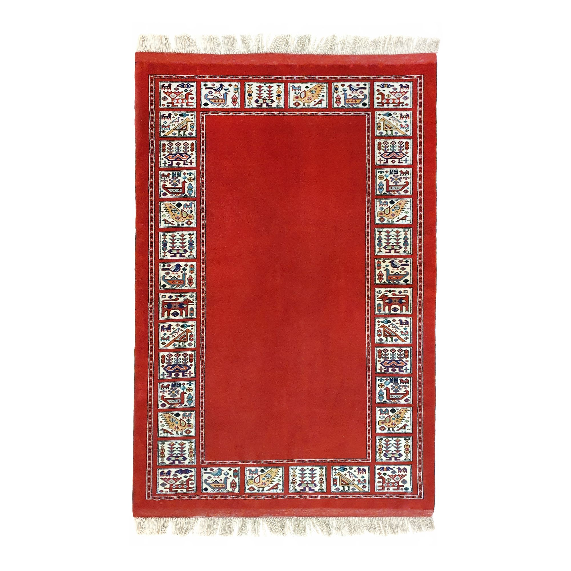 فرش دستبافت سه متری مدل ترکمن  کد 1026