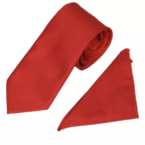 ست کراوات و دستمال جیب مردانه نسن طرح آکسفورد مدل S4