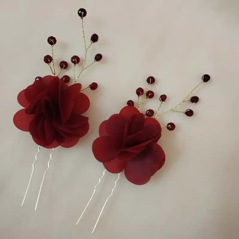 سنجاق مو زنانه مدل شنیون مجموعه دو عددی