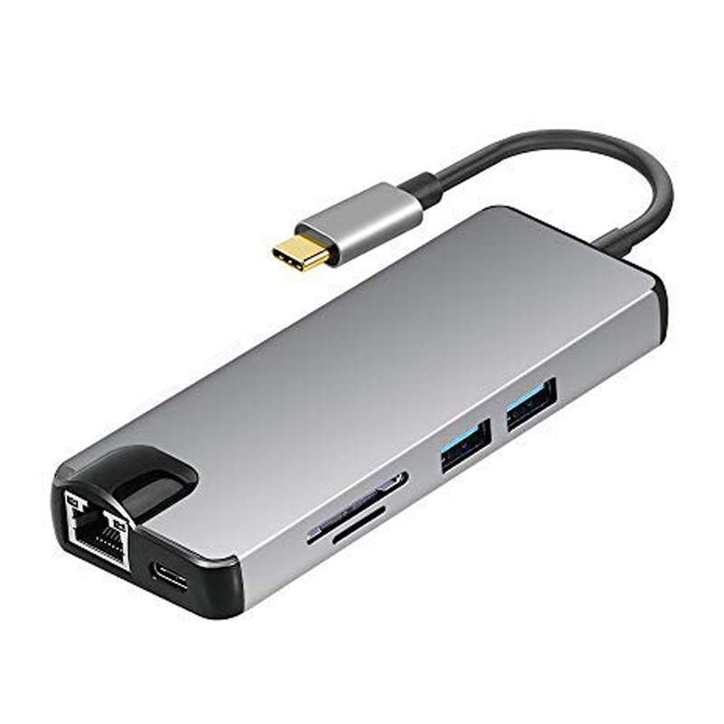 هاب 8 پورت USB-C کمبو مدل MN