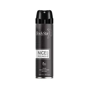 اسپری بدن مردانه بادی استار مدل NICE FEELENGS حجم 150 میلی لیتر