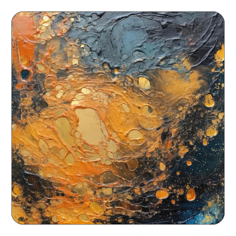 مگنت کاکتی طرح نقاشی رنگ روغن مدل mp70777