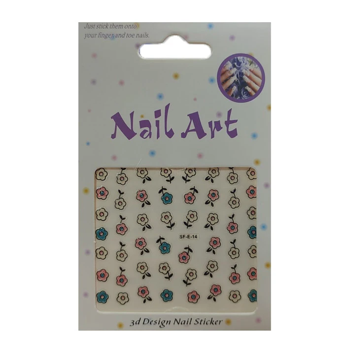 برچسب لنز ناخن مدل SF_E_14