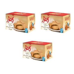 بیسکویت رژیمی با سبوس فرآوری شده بدون قند کامور - 200 گرم بسته 3 عددی