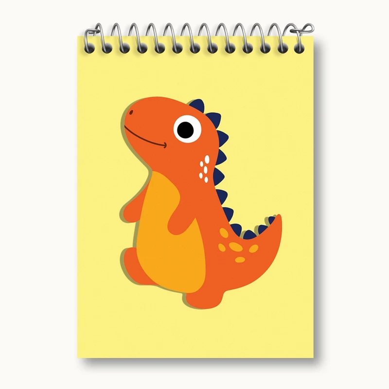 دفتر یادداشت 50 برگ خندالو مدل دایناسور بامزه کد 29262