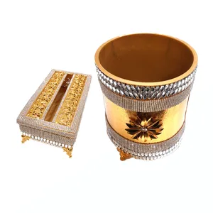 ست سطل و جای دستمال کاغذی مدل AC222