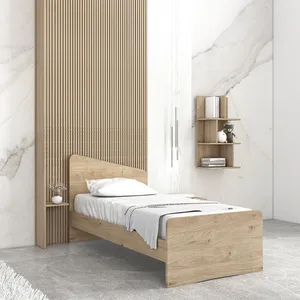 تخت خواب یک نفره مدل S-114 سایز 200×90 سانتی متر 