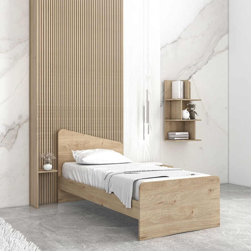تخت خواب یک نفره مدل S-114 سایز 200×90 سانتی متر 