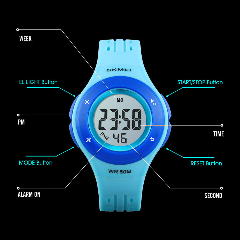 ساعت مچی دیجیتال اسکمی مدل 1455