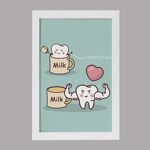 تابلو کودک خندالو مدل دندان و دندان پزشکی کودکانه کد 36768