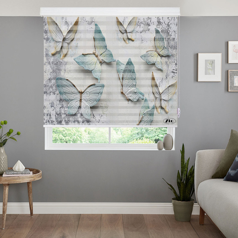 پرده زبرا زیو مدل 3D-1061 سایز 100x150 سانتی متر