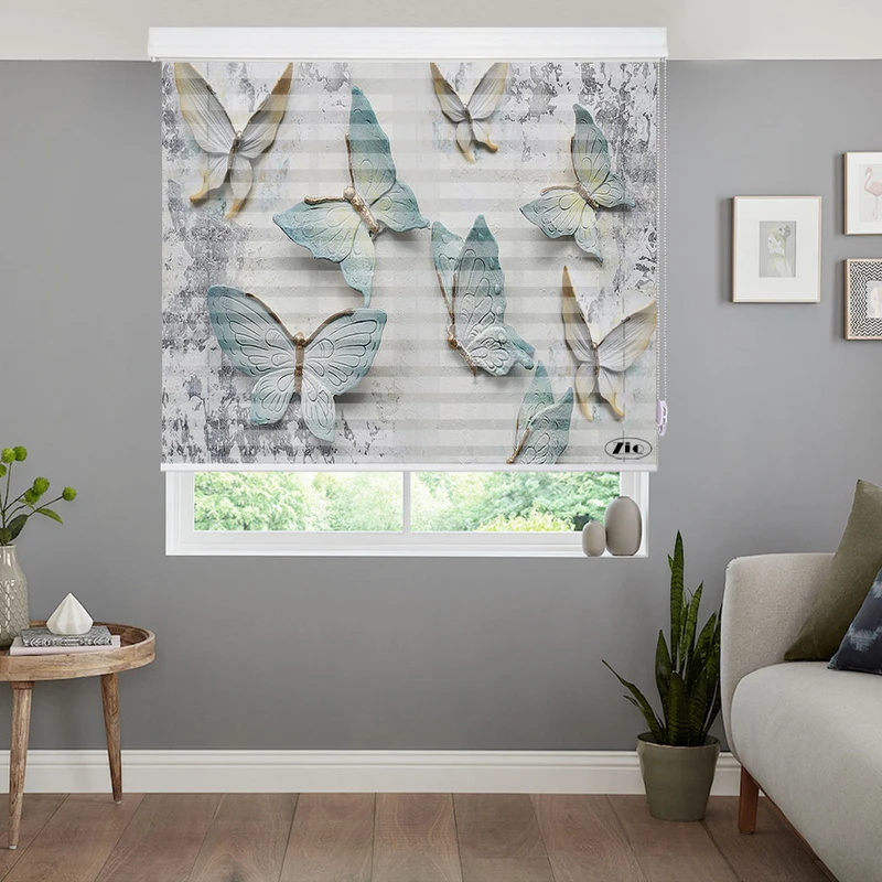 پرده زبرا زیو مدل 3D-1061 سایز 200x150 سانتی متر