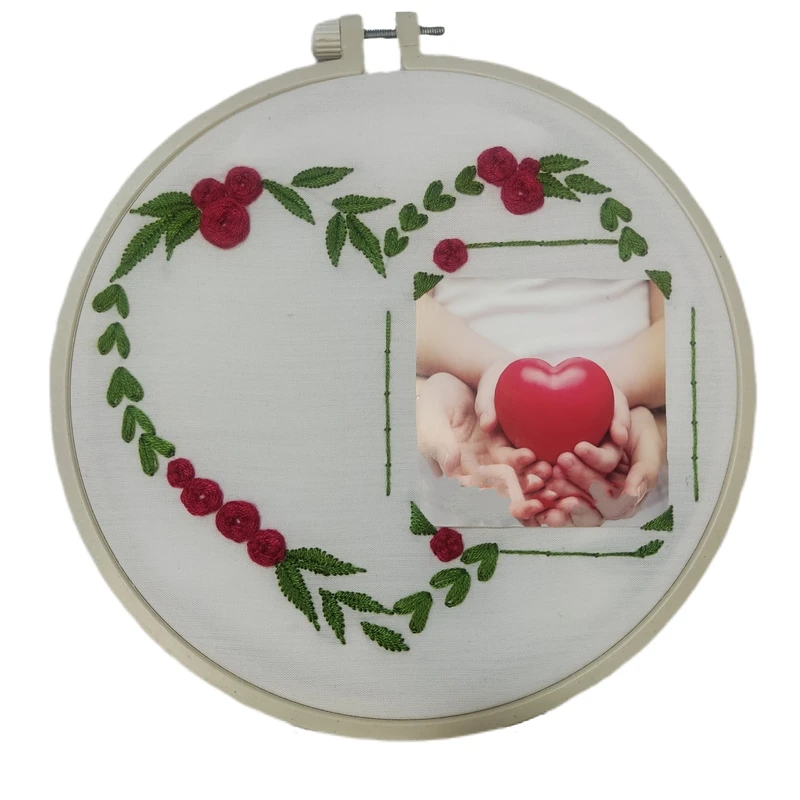 تابلو گلدوزی طرح رز 01