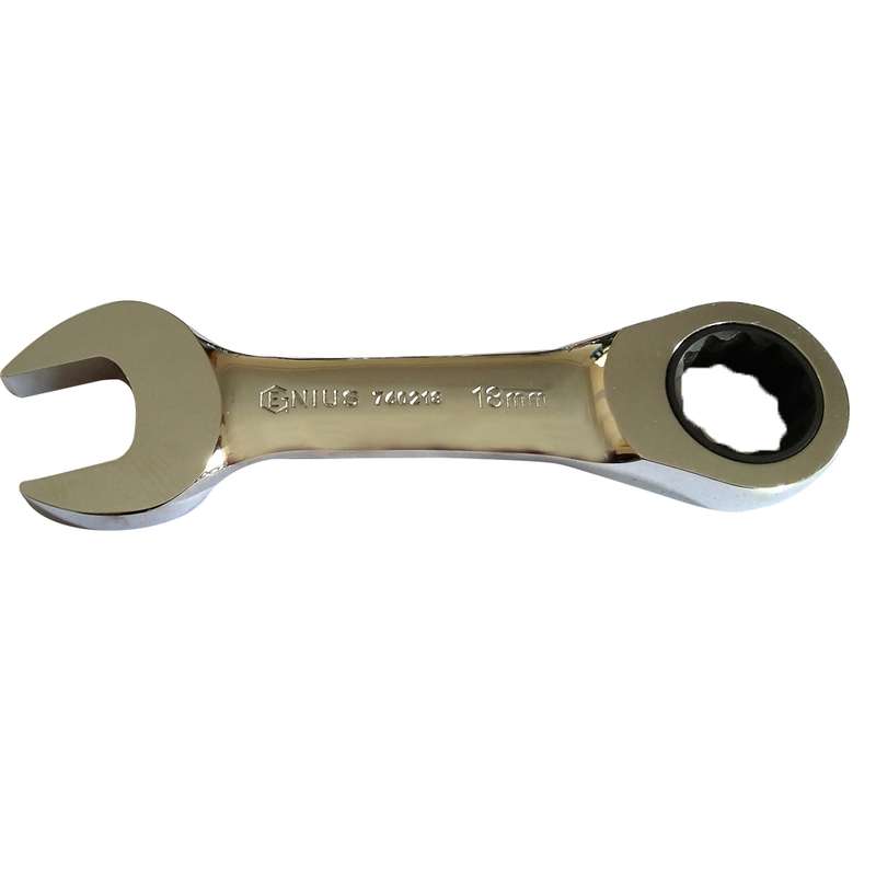 آچار یکسر رینگ جغجغه ای جنیوس تولز مدل 760218 سایز 18 میلی متر