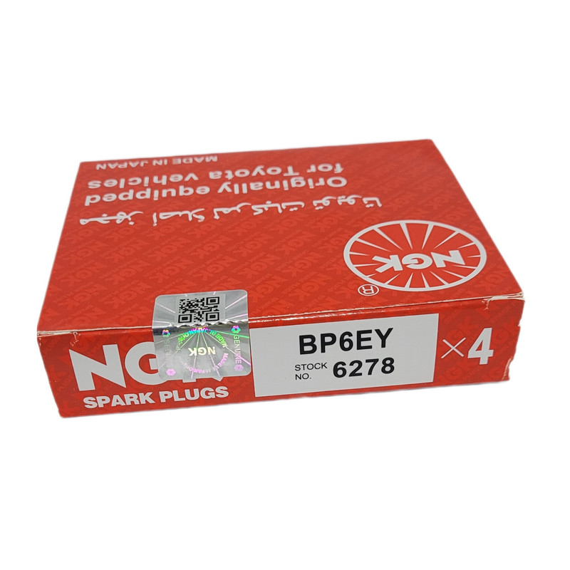 شمع خودرو ان جی کی مدل تک پلاتین پایه کوتاه کد BPY6Y 6278 مناسب برای پراید بسته 4 عددی