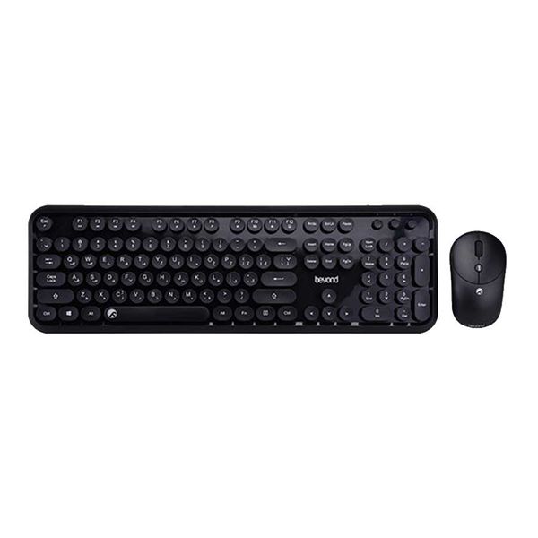 کیبورد و ماوس بی سیم بیاند مدل BMK-8101RF، سوییچ ممبران، Full-Size