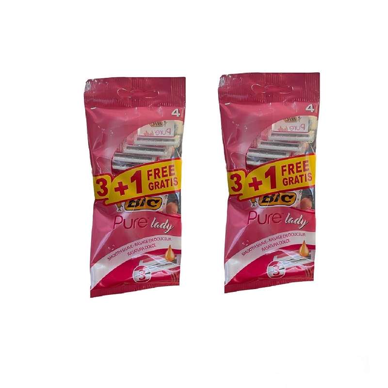 خود تراش بیک مدل pure lady sensitive مجموعه 2 عددی خود تراش بیک مدل pure lady sensitive مجموعه 2 عددی