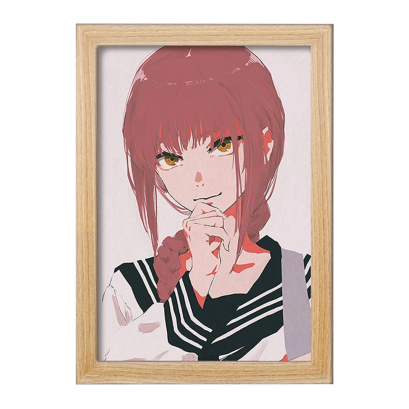 تابلو خندالو مدل ماکیما انیمه مرد اره ای Chainsaw Man  کد 17985