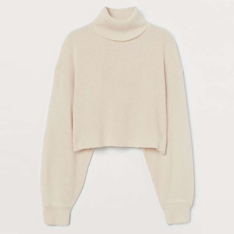 پلیور یقه اسکی زنانه اچ اند ام مدل 0896162002