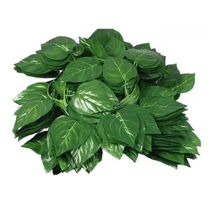 گل مصنوعی مدل ریسه خطی برگ لوبیا بسته 12 عددی