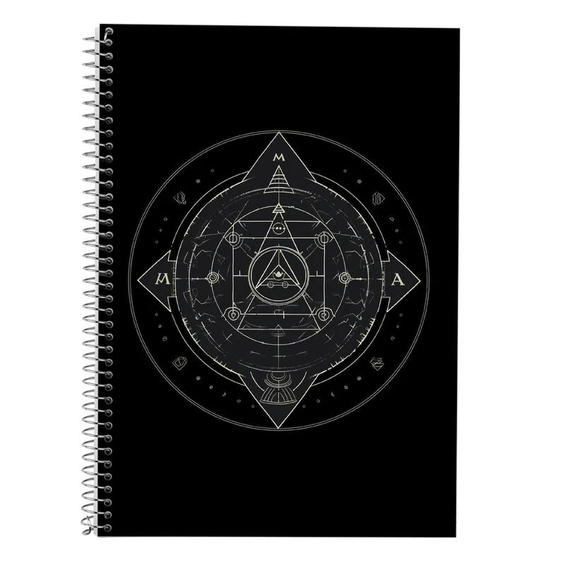 دفتر زبان 50 برگ مدوپد مدل دوخط طرح Fullmetal Alchemist کد DF2357