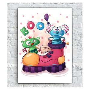 تابلو شاسی کودک مدل کفش فانتزی
