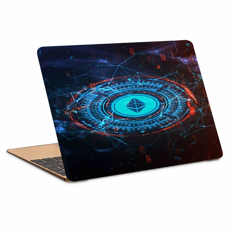 استیکر لپ تاپ طرح bitcoinکد p-1067 مناسب برای لپ تاپ 15.6 اینچ