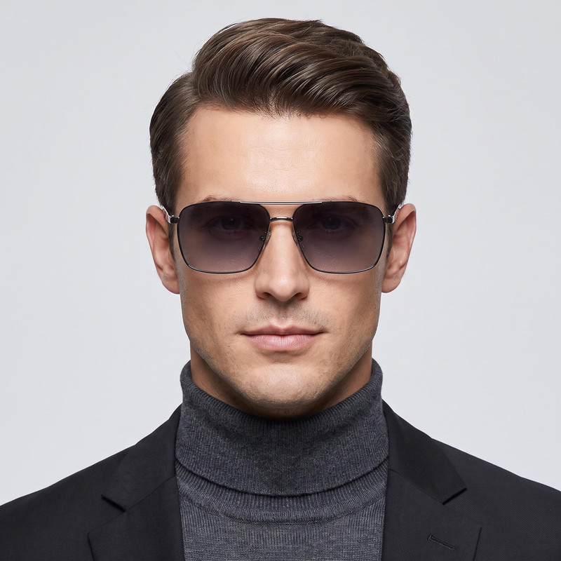 عینک آفتابی مردانه مدل 6307C98-P87 Polarized Albert Vogue