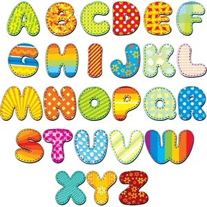  استیکر پارچه و لباس پاد آفرین طرح حروف انگلیسی کد 4610