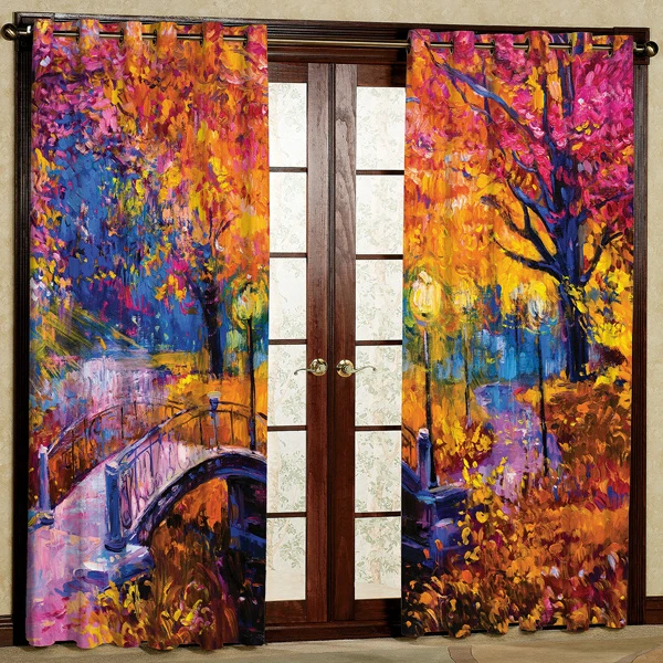 پرده پانچی کد 6257 سایز 280x140 سانتی متر