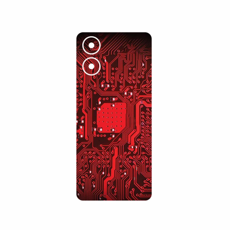 برچسب پوششی ماهوت مدل Red_Printed_Circuit_Board مناسب برای گوشی موبایل موتورولا Moto G04s